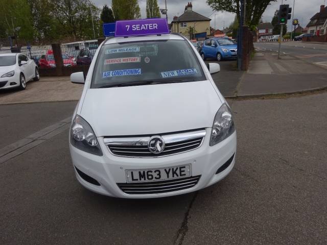 2013 Vauxhall Zafira 1.6i [115] Exclusiv 5dr ** LOW RATE FINANCE AVAILABLE ** LOW MILEAGE ** SERVICE HISTORY **