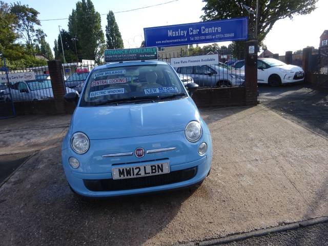 2012 Fiat 500 1.2 Pop 3dr [Start Stop]