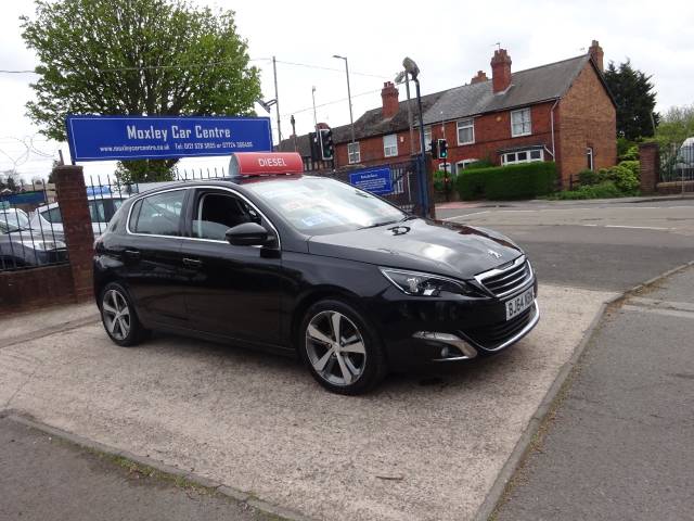 Peugeot 308 1.6 HDi 115 Allure 5dr Hatchback Diesel Metallic Black