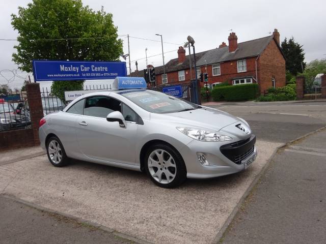 Peugeot 308 CC 2.0 HDi SE Automatic 2dr Convertible Diesel Metallic Silver